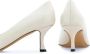 Salvatore Ferragamo Bicolored middelhoge leren pumps White Dames - Thumbnail 6