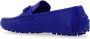 Salvatore Ferragamo Blauwe Logo Loafers Leren Schoenen Blue Heren - Thumbnail 18