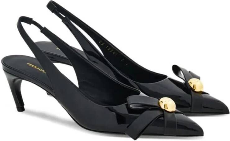 Salvatore Ferragamo Brilda Zwarte Zonnebril Black Dames