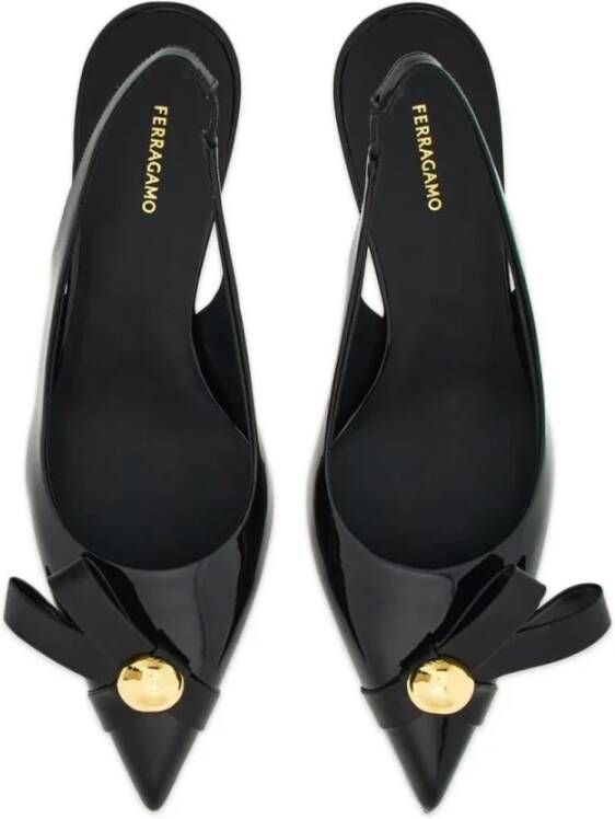 Salvatore Ferragamo Brilda Zwarte Zonnebril Black Dames