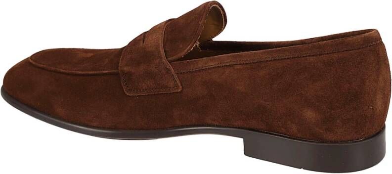 Salvatore Ferragamo Bruine Moccasin Loafers Brown Heren