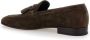 Salvatore Ferragamo Bruine Suède Loafers met Gancini Detail Brown Heren - Thumbnail 3