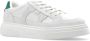 Salvatore Ferragamo Lage leren sneakers met suède inzetstukken White Heren - Thumbnail 12