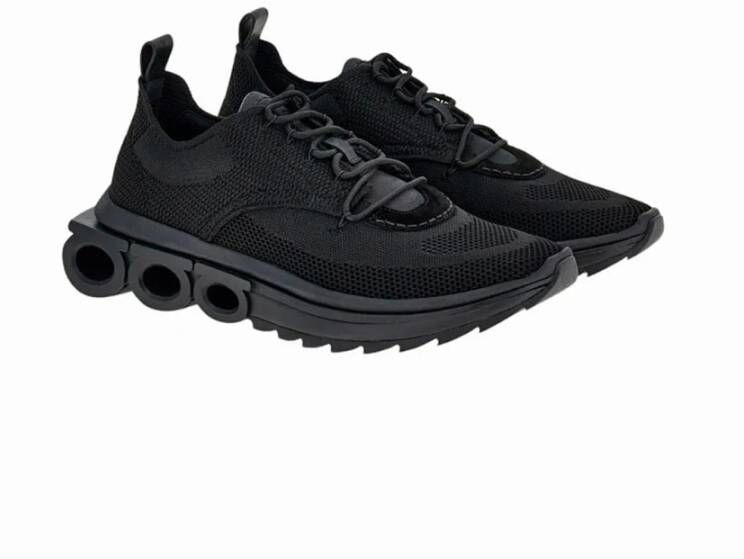 Salvatore Ferragamo Casual Sneakers voor Mannen en Vrouwen Black Heren