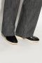 Salvatore Ferragamo Platte Kalfsleren Schoenen Amandel Teen Black Heren - Thumbnail 7