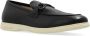 Salvatore Ferragamo Platte Kalfsleren Schoenen Amandel Teen Black Heren - Thumbnail 9
