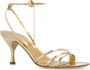 Salvatore Ferragamo Grijze Sandalen Denise 70 Yellow Dames - Thumbnail 4