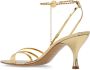 Salvatore Ferragamo Grijze Sandalen Denise 70 Yellow Dames - Thumbnail 6