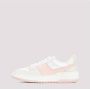 Salvatore Ferragamo Witte Roze Leren Dennis Sneakers Multicolor Dames - Thumbnail 2