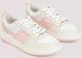 Salvatore Ferragamo Wit Roze Leren Dennis Sneakers Multicolor Dames - Thumbnail 6