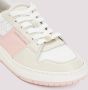 Salvatore Ferragamo Witte Roze Leren Dennis Sneakers Multicolor Dames - Thumbnail 4