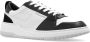 Salvatore Ferragamo Tweekleurige leren sneakers met logo White Heren - Thumbnail 9
