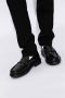 Salvatore Ferragamo Donny leren schoenen Black Heren - Thumbnail 3