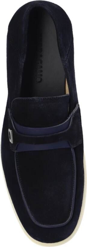 Salvatore Ferragamo Drame schoenen Blue Heren