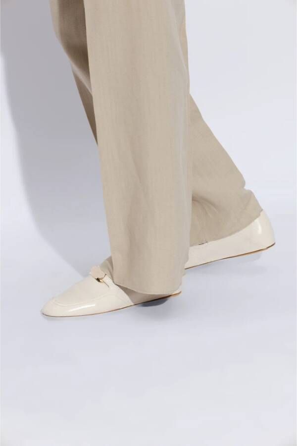 Salvatore Ferragamo Elaine loafers Beige Dames