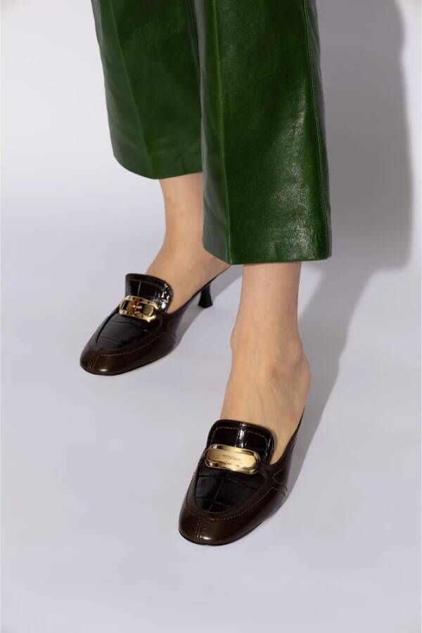 Salvatore Ferragamo Elodye mules Brown Dames