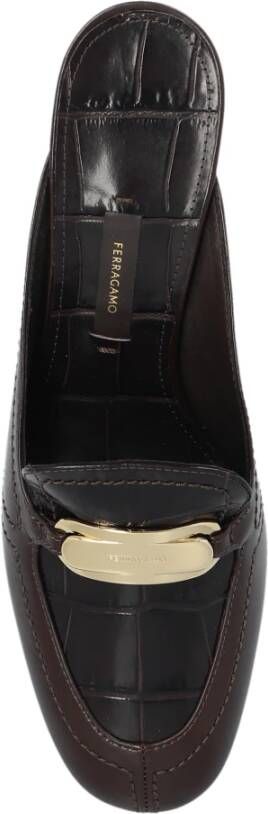 Salvatore Ferragamo Elodye mules Brown Dames