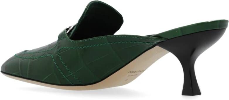 Salvatore Ferragamo Elodye mules Green Dames