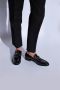 Salvatore Ferragamo Mocassins van geborsteld leer met Gancini detail Black Heren - Thumbnail 3