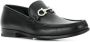Salvatore Ferragamo Gancini Leren Loafers Zwart Black Dames - Thumbnail 3