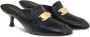 Salvatore Ferragamo Geëmbosseerde Krokodil Middelhak Schoenen Black Dames - Thumbnail 4
