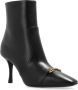 Salvatore Ferragamo Gehakte enkellaarzen Ludo Black Dames - Thumbnail 4