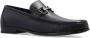 Salvatore Ferragamo Gancini Leren Loafers Blue Heren - Thumbnail 4