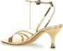 Salvatore Ferragamo Grijze Sandalen Denise 70 Yellow Dames - Thumbnail 9