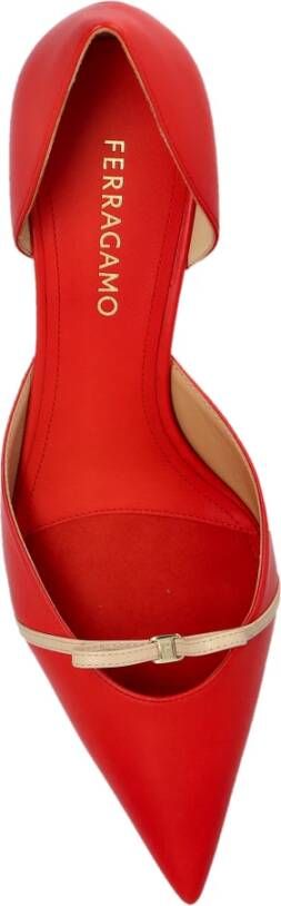 Salvatore Ferragamo Hakken schoenen Gyoia Red Dames
