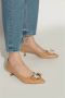 Salvatore Ferragamo Hakken Zelma door Beige Dames - Thumbnail 2