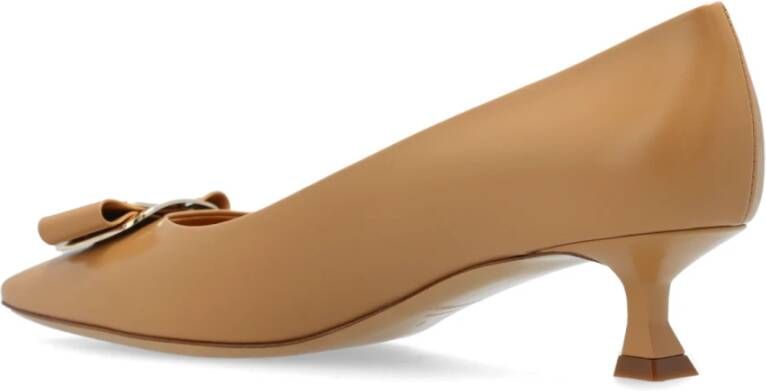 Salvatore Ferragamo Hakken Zelma door Beige Dames