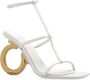 Salvatore Ferragamo Elina sandalen met hak Beige Dames - Thumbnail 4