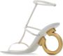 Salvatore Ferragamo Elina sandalen met hak Beige Dames - Thumbnail 5