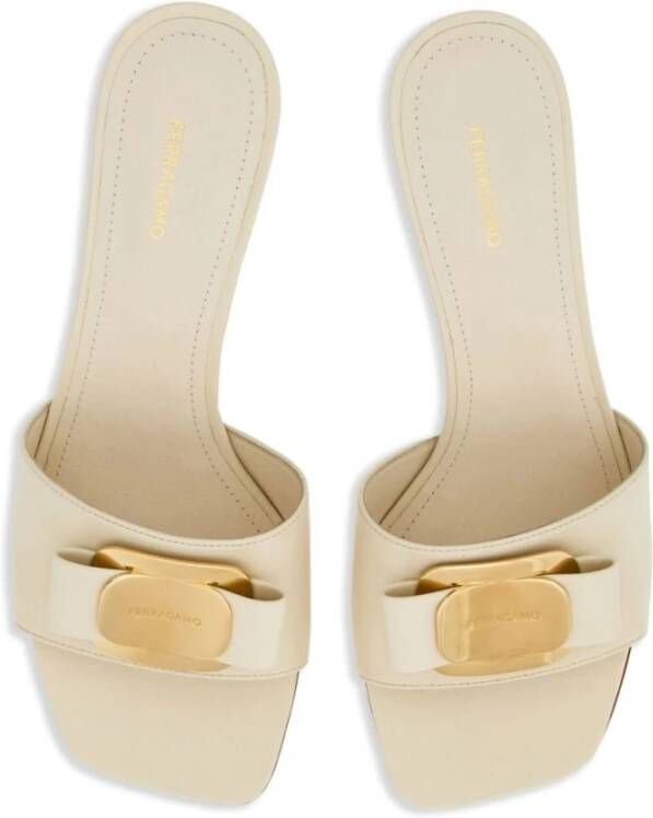 Salvatore Ferragamo High Heel Sandals Beige Dames