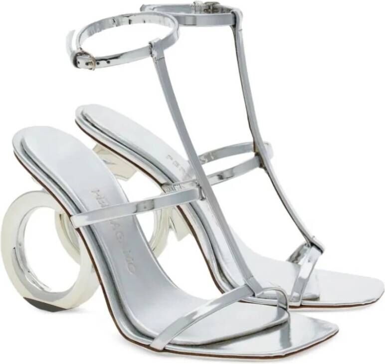 Salvatore Ferragamo High Heel Sandals Gray Dames