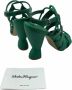 Salvatore Ferragamo 11cm Hak Sandaal Groen Dames - Thumbnail 3