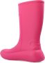 Salvatore Ferragamo Low-Top Sneakers Rainboot Gancini Logo Ankle Boots in poeder roze - Thumbnail 4