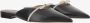 Salvatore Ferragamo Slippers & Mules Leather Mules With Bow in zwart - Thumbnail 4