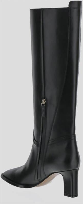 Salvatore Ferragamo Zwarte `Toren` HA Lead Store Haklaarzen Zwart Dames