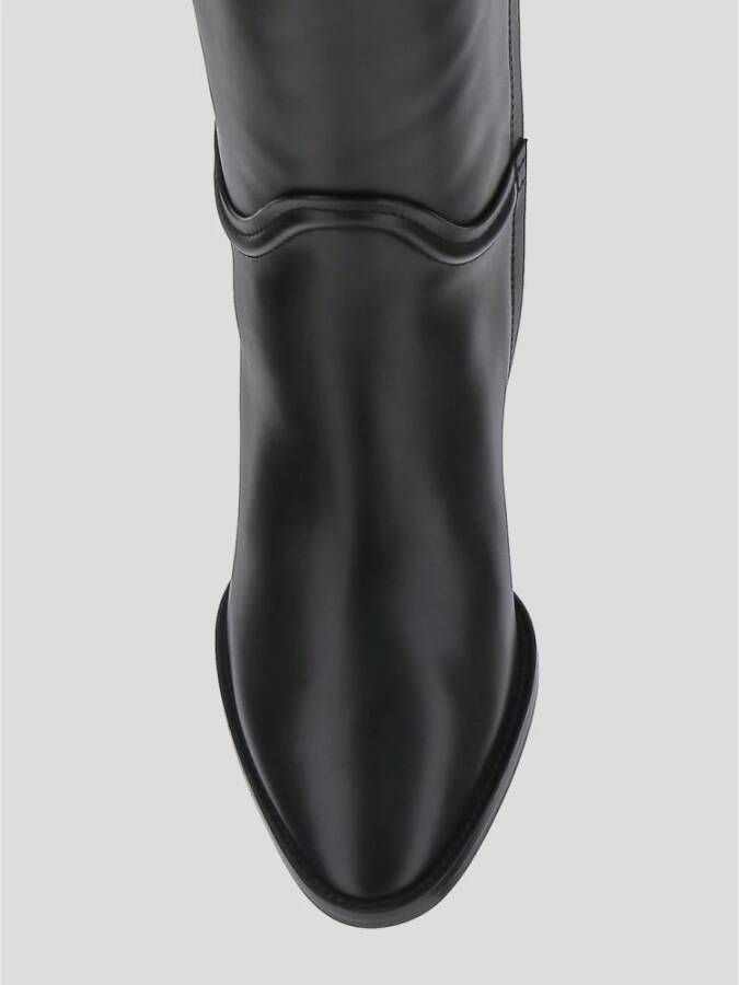 Salvatore Ferragamo Zwarte `Toren` HA Lead Store Haklaarzen Zwart Dames