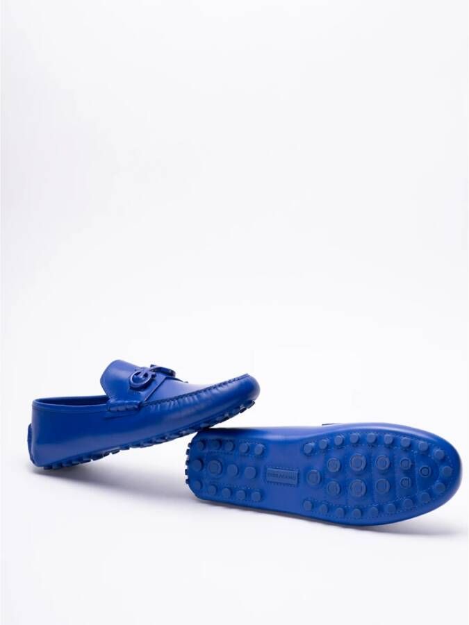 Salvatore Ferragamo Lapis Grazioso Loafers Blue Heren