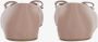 Salvatore Ferragamo Leren ballerina's met strikdetail Pink Dames - Thumbnail 5