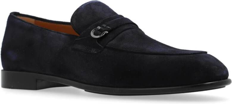 Salvatore Ferragamo Leren schoenen 'Desio' Blue Heren