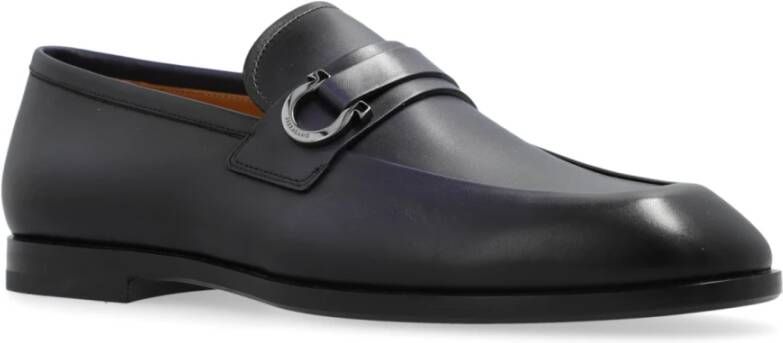 Salvatore Ferragamo Leren schoenen 'Florio' Blue Heren