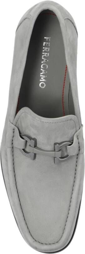 Salvatore Ferragamo Leren schoenen 'Grandioso2' Gray Heren