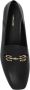 Salvatore Ferragamo Zwarte Leren Loafers Slip-on Stijl Black Dames - Thumbnail 6