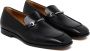 Ferragamo Zwarte loafers met metalen ornament - Thumbnail 3