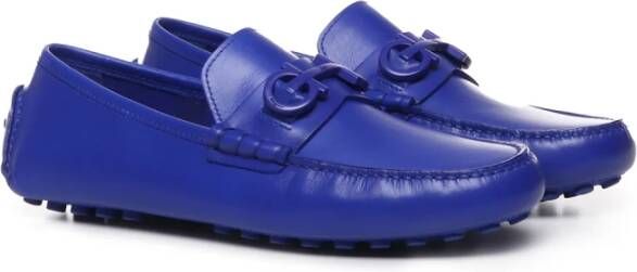 Salvatore Ferragamo Loafers Blue Heren