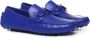 Salvatore Ferragamo Blauwe Logo Loafers Leren Schoenen Blue Heren - Thumbnail 2