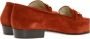 Salvatore Ferragamo Low-Top Sneakers Babs Gancini Logo Loafers in rood - Thumbnail 4